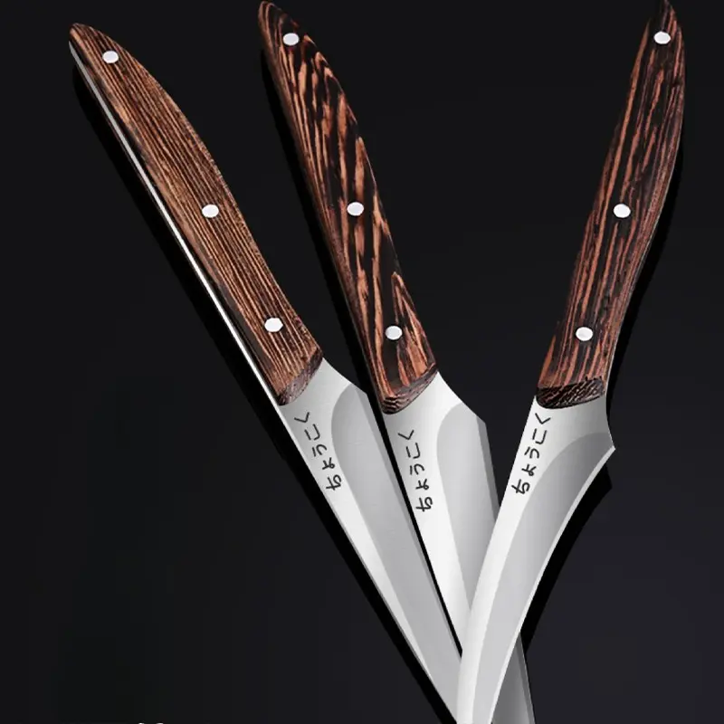 Chef's carving knife,carving knife,  three-piece fruit platter radish carving knife, carving knife, practical and light, gift Blade tiktokshopbacktoschool
