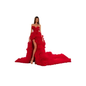 Crimson Majesty Gown