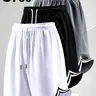 Men’s 3-piece shorts set—comfortable, breathable, casual design, solid color, regular fit, drawstring waist; suitable for basketball, running, sports, and everyday wear.