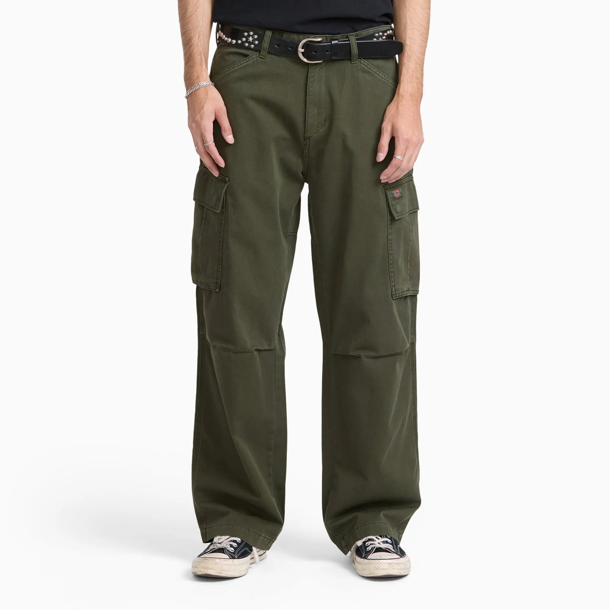Dickies 247 Loose Straight Garment Dyed Cargo Pants,Cargo Pockets, Vintage Workwear Style