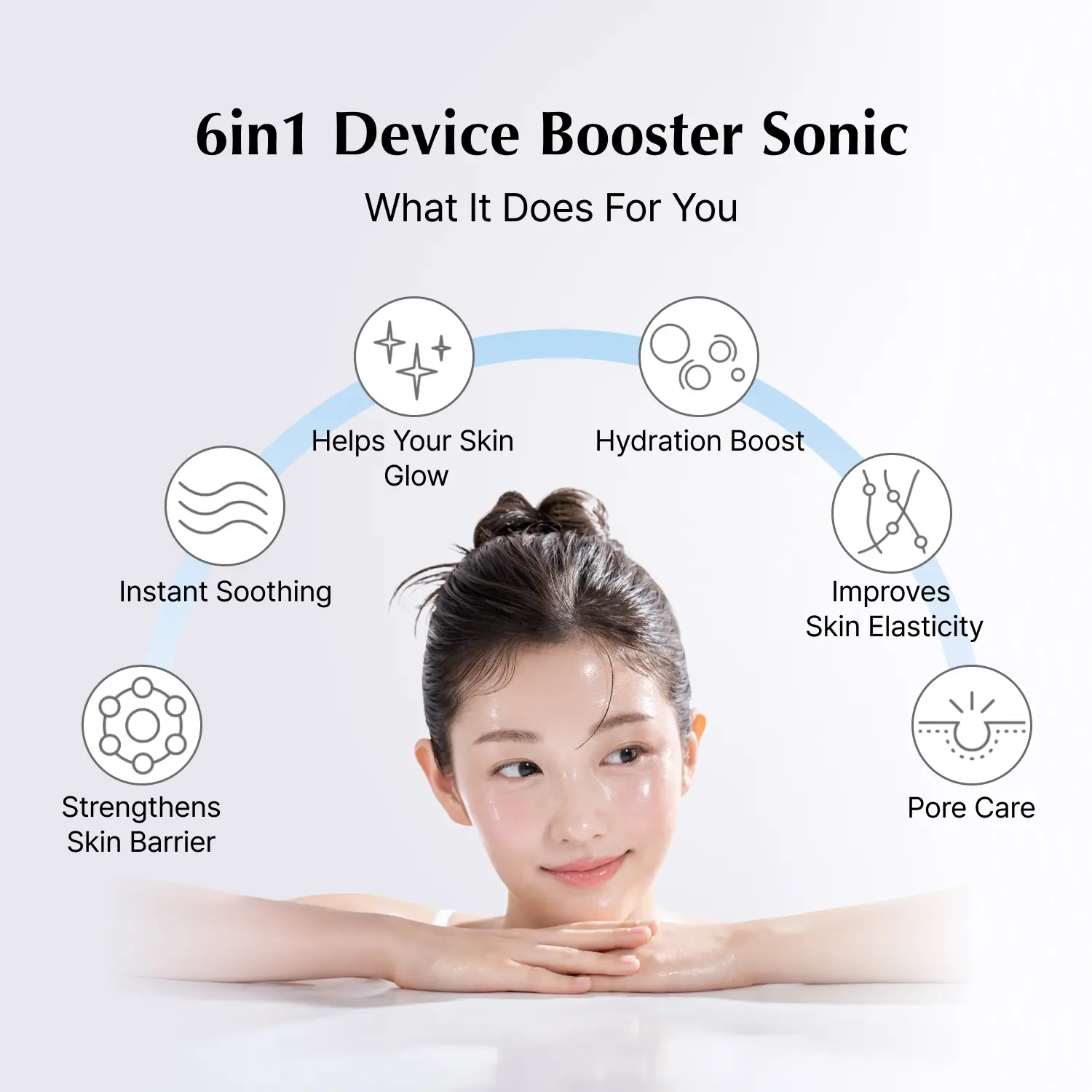 glow.m] Booster Sonic with Moisture Booster Gel (100g) | Kbeauty