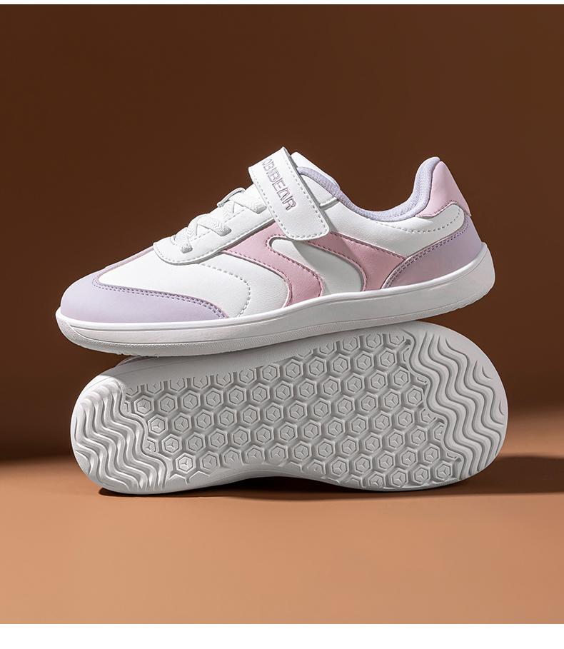 HOBIBEAR Leather Wide-Toe Hiking Shoes Outdoor Sports Shoes Campus Daily Casual Shoes Women's Walking Shoes