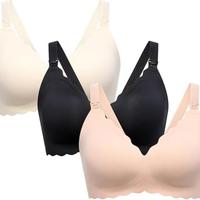 3 Pack-black, Oyster Pink, Cream