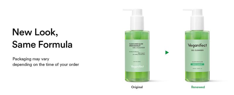 VEGANIFCET Hydrating Gel Face Wash, Citric Acid + LHA + Glycerin + Beta Glucan, Gentle Cleanser, Oil Free, Sensitive Skin, Dehydrated Skin, Korean Skin Care, Big Size (205ml/6.93 fl oz)