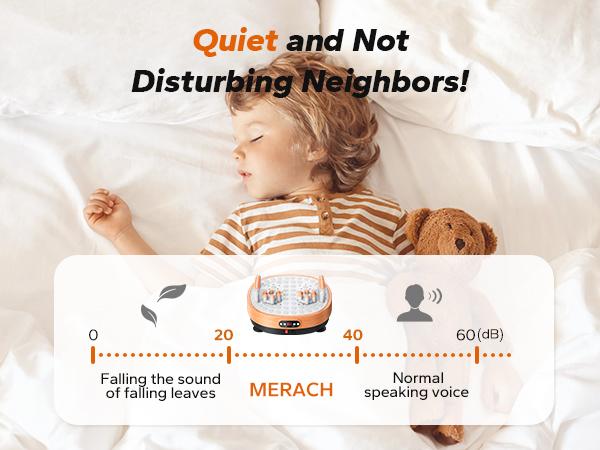 MERACH Round Model Vibration Plate Exercise Machine with massage, Lymphatic Drainage Machine, Whole Body Workout for Wellness and Fitness, dealsforyoudays