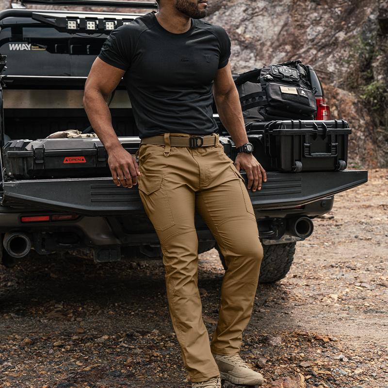 TOPTACPRO Men's Tactica Cargo Pants Elastic Ripstop Pants Soft Fabric EDC Work Sport Pants Sweatpantsmen 8202 SpringStatements