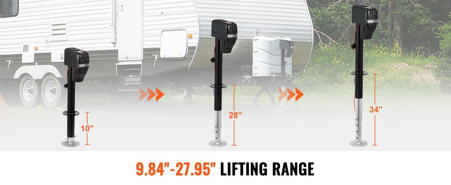 VEVOR Trailer Jack, TikTokShopBlackFriday, Electric Power Tongue Jack Weight Capacity 4000 lbs, 9.84"-33.85" Electric Tongue Jack with Waterproof Cover for Lifting RV Trailer, Horse Trailer, Utility Trailer, Yacht Trailer Tow VEVOR Super Brand Day VEVOR Trailer Jack, TikTokShopBlackFriday, Electric Power Tongue Jack Weight Capacity 4000 lbs, 9.84"-33.85" Electric Tongue Jack with Waterproof Cover for Lifting RV Trailer, Horse Trailer, Utility Trailer, Yacht Trailer Tow VEVOR Super Brand Day