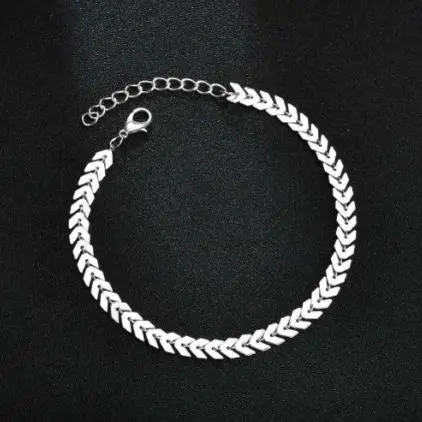 Arrow anklet - Silver