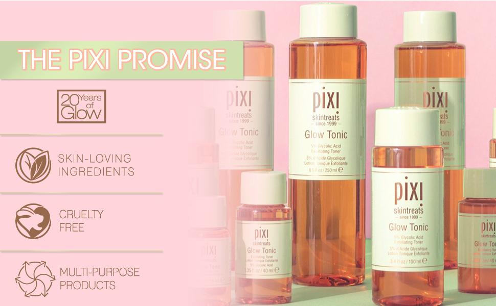 Pixi Glow Tonic 100ml - Exfoliating Toner with Aloe Vera & Glycolic Acid