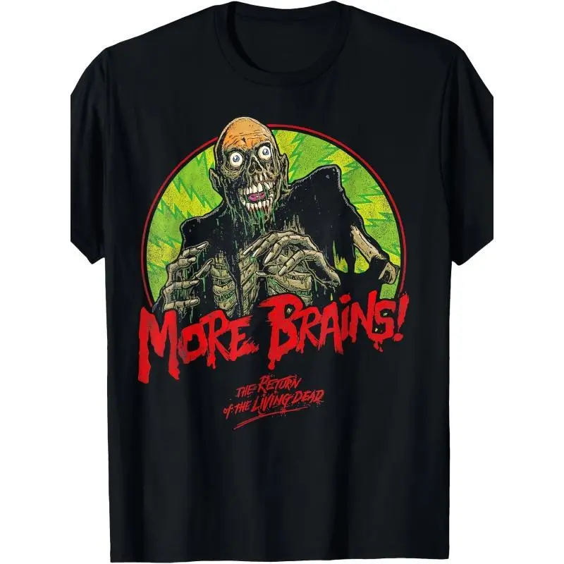 Men's Return of the Living Dead Graphic Tee, Classic Fit Crew Neck T-Shirt in Soft Breathable Fabric for All-Season Casual Wear, Minimalist