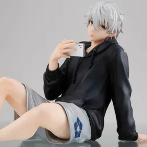 9cm Seishiro Nagi Anime Figure Sitting Pose PVC Collectible Desktop Decoration Model Toy Gift