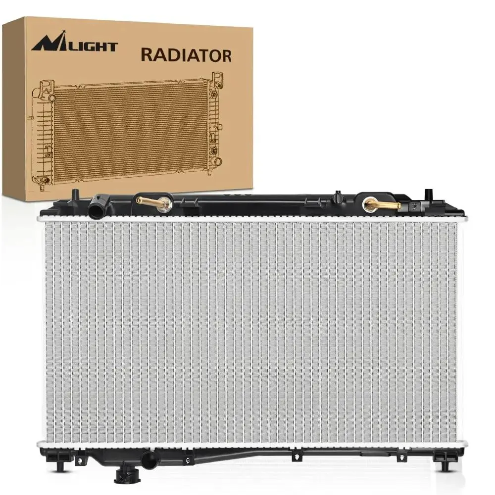 Nilight Performance Aluminum Core Radiator - Engine Cooling Replacement for Honda Civic 2001-2005, Acura EL 2001-2005 L4 1.7L - Folded Fins, Leak Tested OEM Compatible, Oem Reference