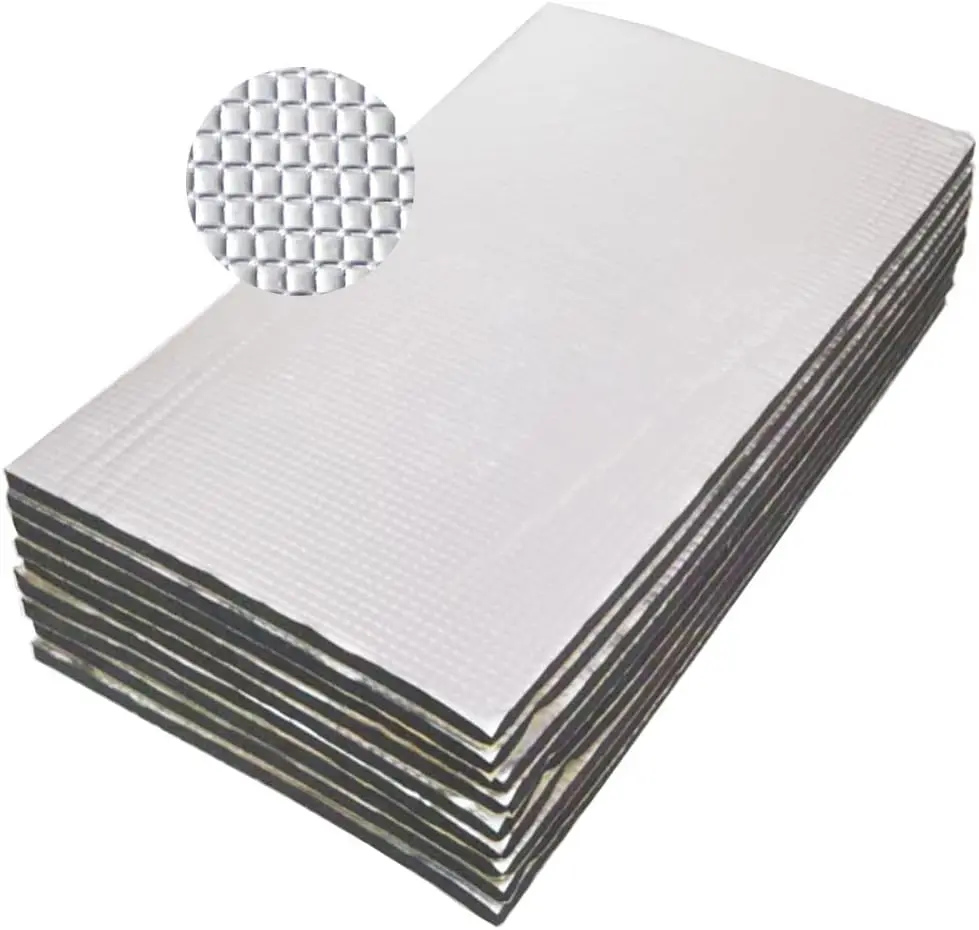 15.7"*9.8" Heat Sound Deadening Insulation Mat-394mil Car Sound Deadening Mat Automobile Insulation Sound Deadener