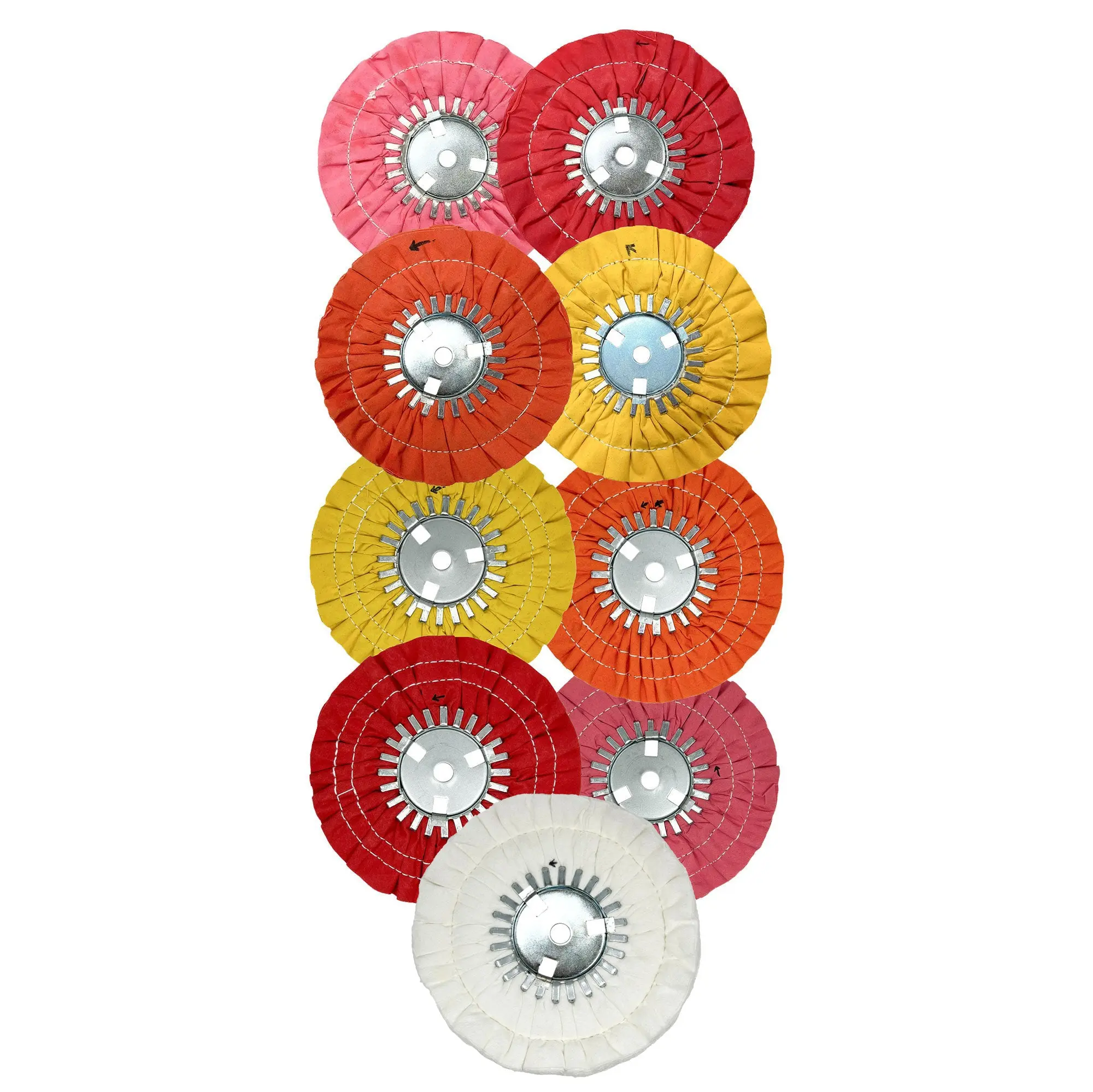 Renegade Products 9" Stitched Airway Buffing Wheels – High-Durability Wheels for Precision Aluminum & Stainless Steel Polishing