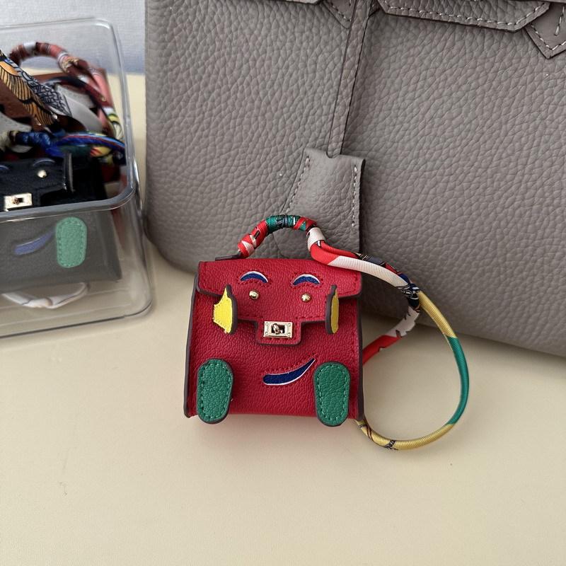 Mini Tiny PU Leather Handbag Decoration Pendant Bag For Airpods 4 3 2 Pro 2 For Galaxy Buds 3 3Pro 2 2Pro/Buds FE Headphone Case