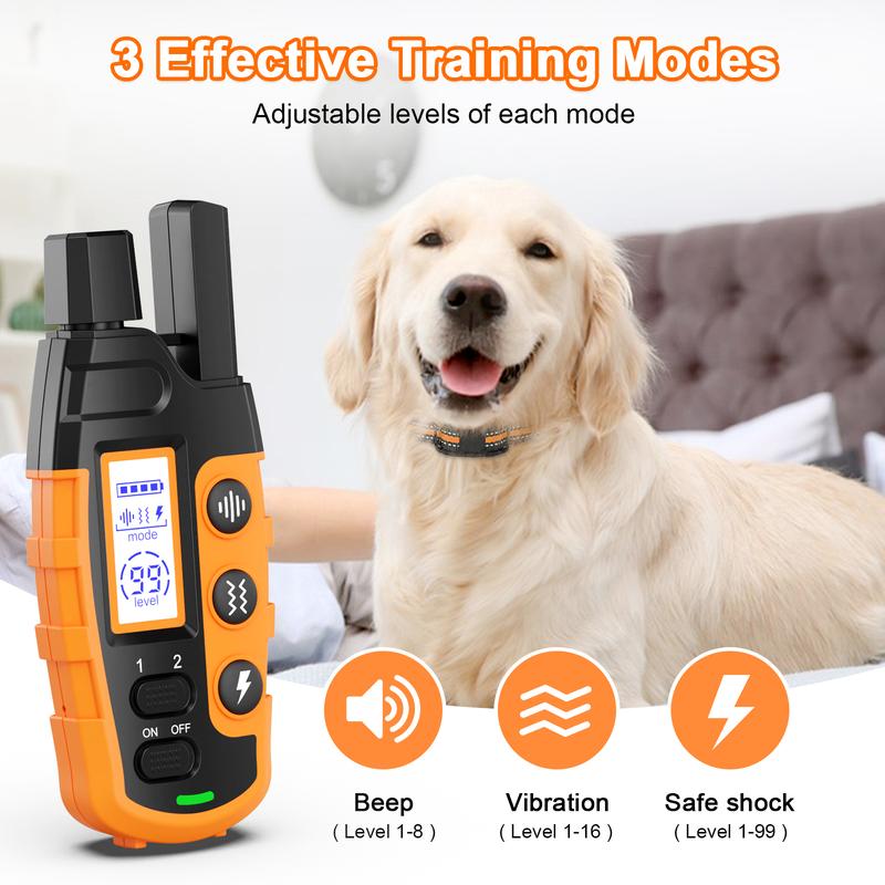Dog Collar 2 Dogs-3300FT Dog Training Collar with Remote，IP67 Waterproof E Collar for Dogs（5-120lbs） #cozyvibes #petlife
