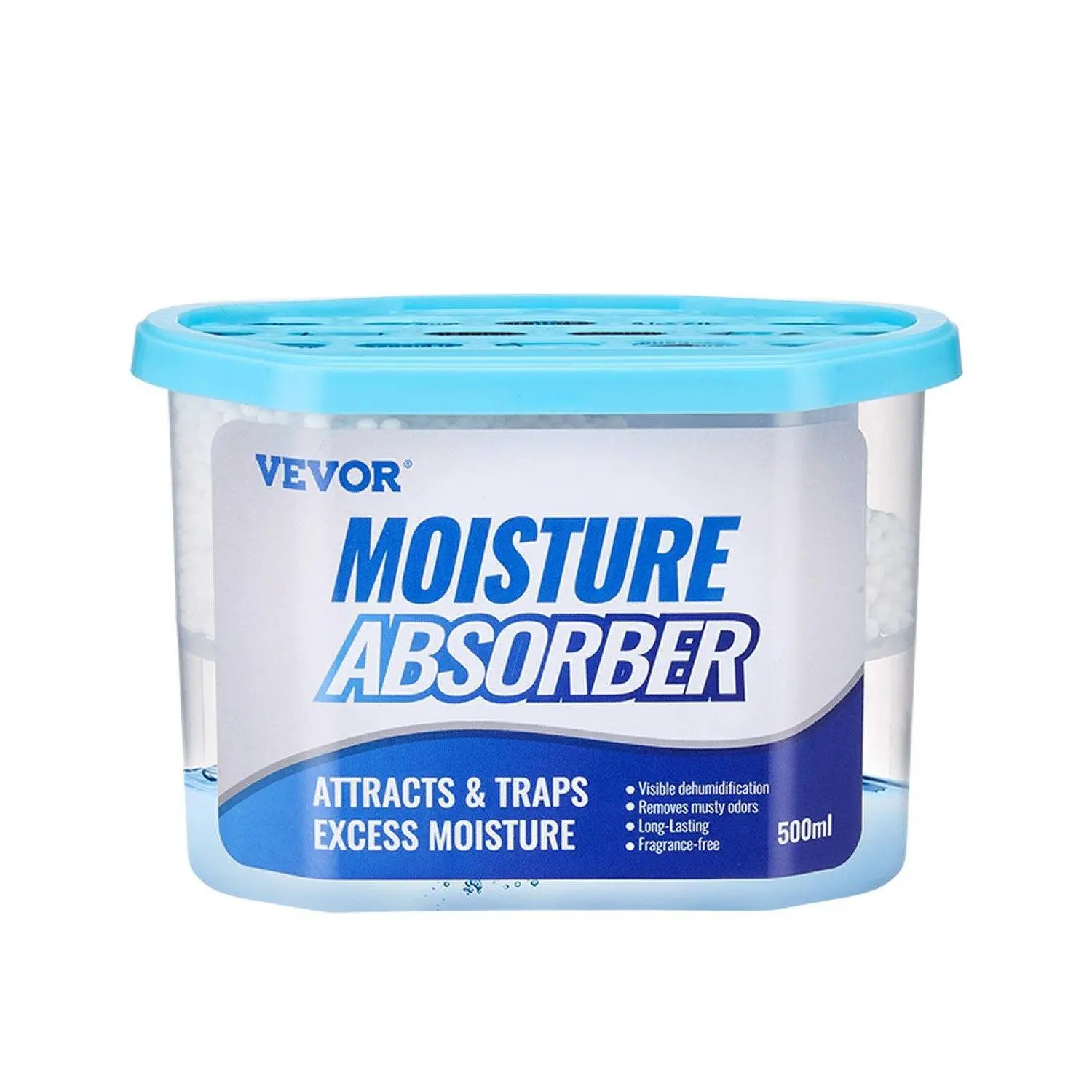 【SummerFinds】Vevor Moisture Absorbers 6 Pack,  , 10.8 Oz Portable Humidity Absorber Boxes for Your Bathroom, Closet & Car, Dehumidifier with Fragrance Free, Navy Blue