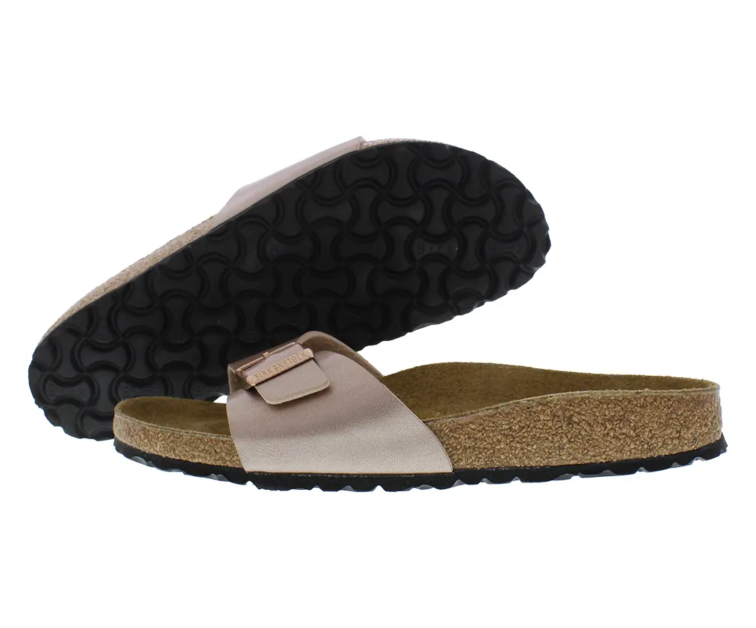 Men's Narrow Birkenstock Madrid Casual Sandals - Rubber-Soled Unisex No-Fuss Everyday Walking Footwear