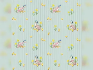 Peter Rabbit & Friends | Duck Stripe Blue by Beatrix Potter for Riley Blake | CD15862-BLUE