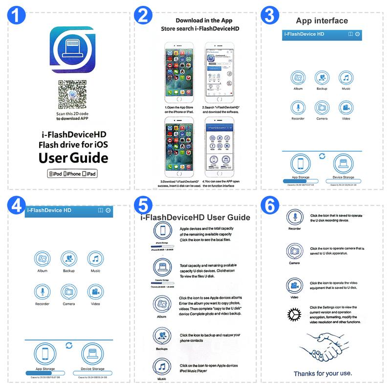 3 in 1 Flash Drive, High-Speed USB 3.0 OTG Pen Drive with Type-C Adapter, External Storage USB Stick Photo Stick for Phone, Pad, Android, PC and More Devices