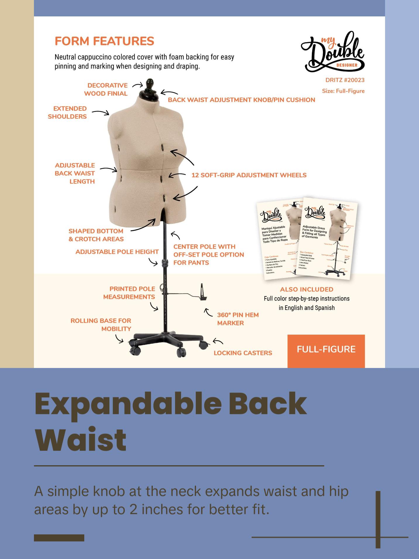 My Double Designer Adjustable Dress Form