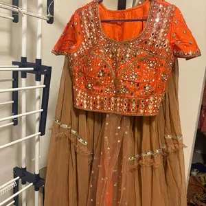 Organic weeding party wear 3 piece medium size dress bust 34-37