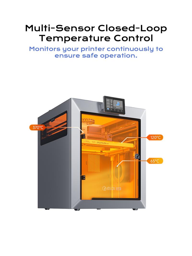 QIDI Q2 3D Printer, New for 2025, Supports Multi-Color and Multi-Material Special Printing, high Speed & Precision, 65°C Heating Chamber, AI Camera, Enclosed CoreXY, 270 x 270 x 256 mm Build Volume