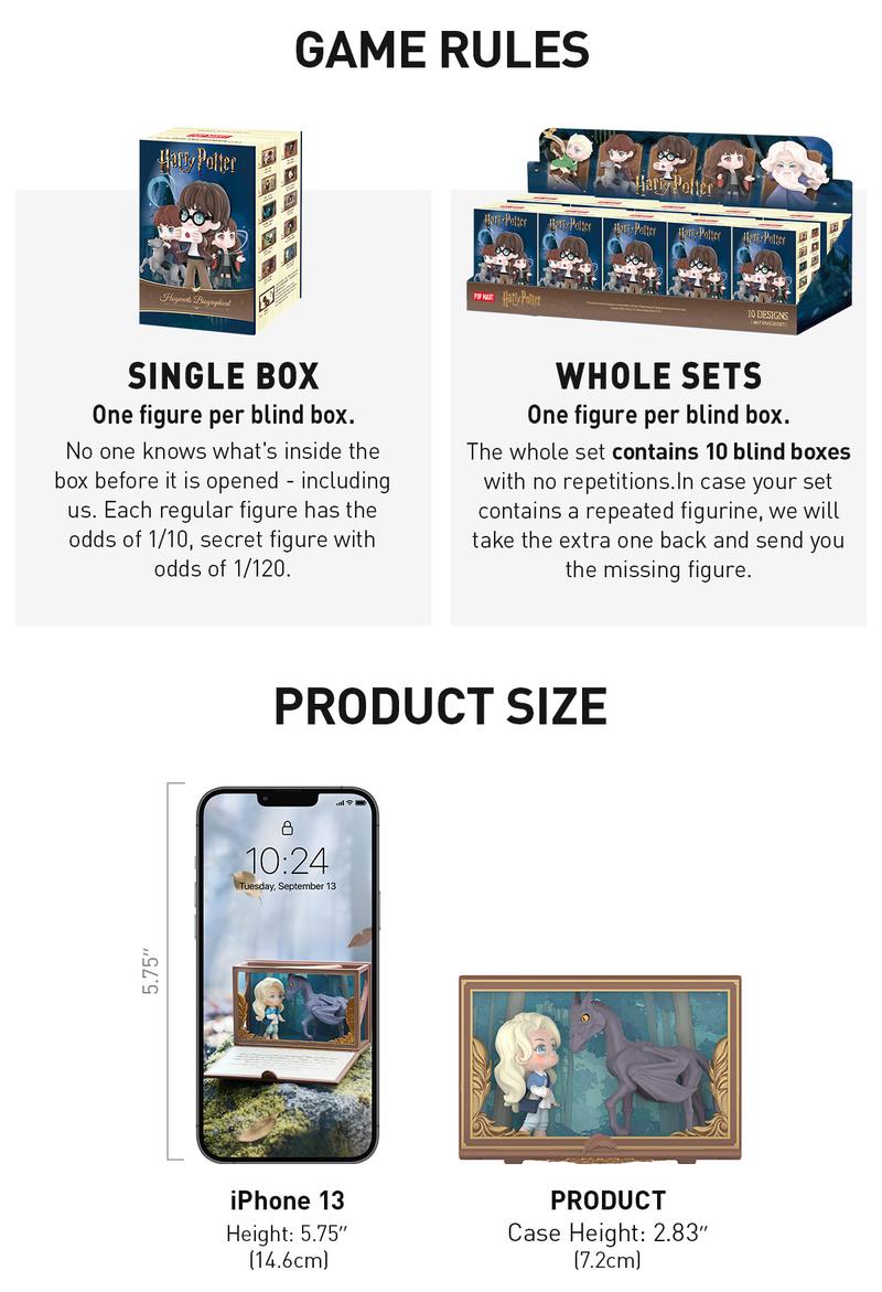 POP MART Harry Potter:Hogwarts Biographical Series Scene Sets