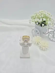 14k gold plated ring. (72)