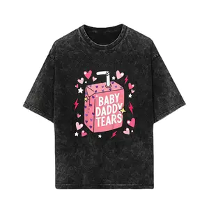 Baby Daddy Tears Love Heart Dad Is My Valentine T-Shirt