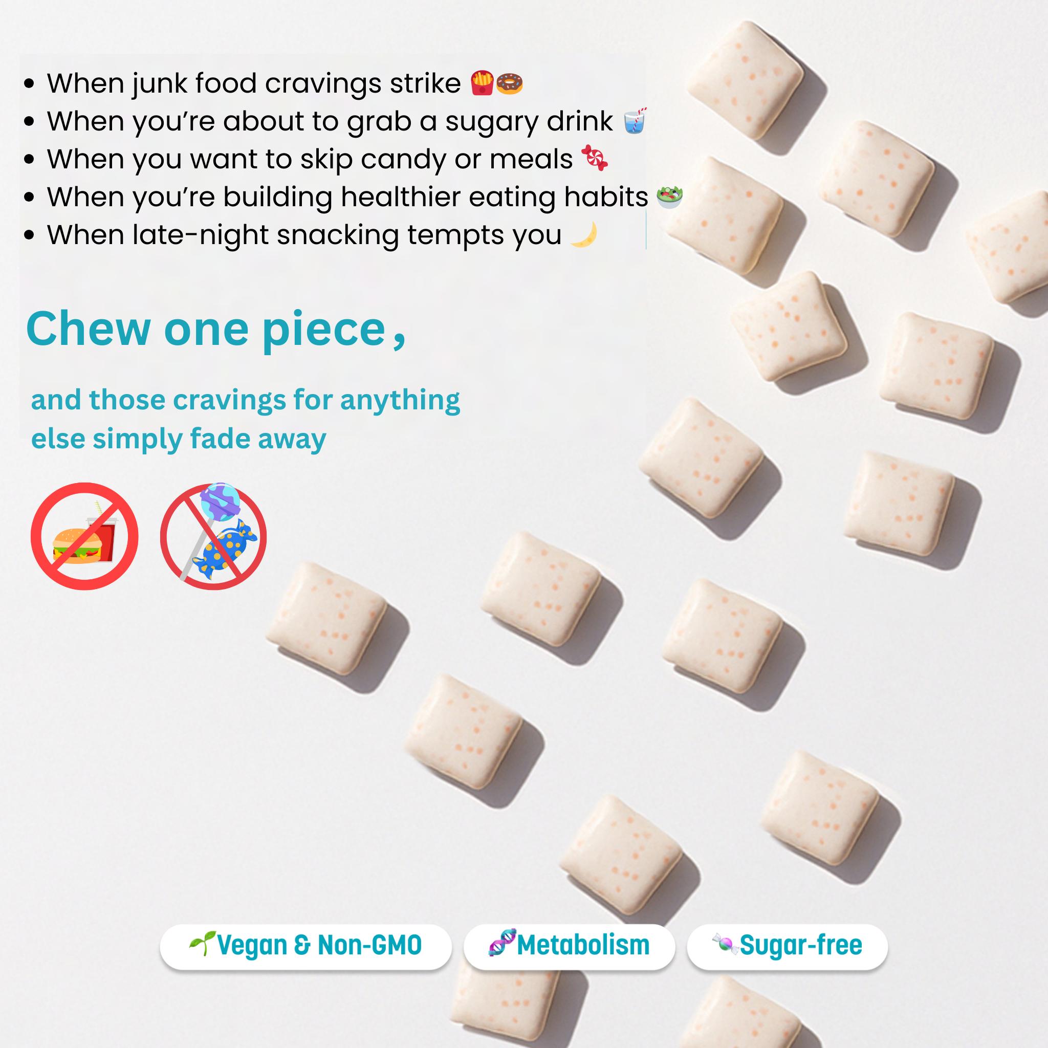 Clooudie Taste-less Chewing Gum (Buy 2 for the price of 1), 14 Gum, Reduce Sweet Signal, Helps With Eating Healthy, Help With Bloating, Gymnema Sylvestre, Vegan Clooudie Taste-less Chewing Gum (Buy 2 for the price of 1), 14 Gum, Reduce Sweet Signal, Helps With Eating Healthy, Help With Bloating, Gymnema Sylvestre, Vegan