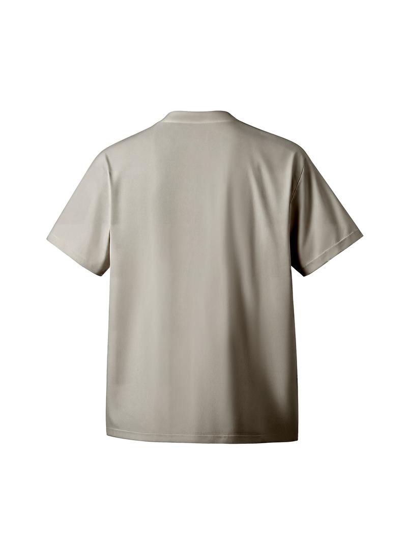 CCCMAI Men's Solid Color Short Sleeve T-Shirt Casual Cotton Tee Solid Colors Black White Gray All Colors Street Style Menswear Summer Basic Loose Fit Solid Color T-Shirt Short Sleeve Versatile American Style Men's Cotton Half Sleeve Casual Shirt Crewneck