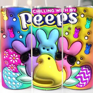 3D peeps - tumbler