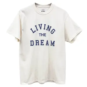Living the Dream Graphic Art Unisex Cotton Short Sleeve T-SHIRT