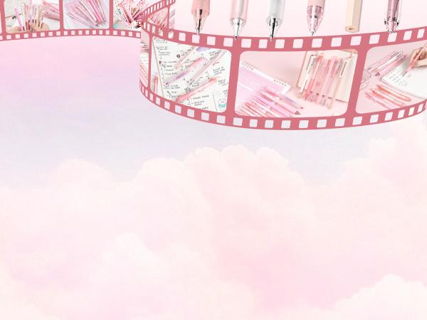 Nicpro 13Pack Pastel Gel Ink Pen Set with Case, Cute Retractable 0.5mm Fine Point Pen, 12 Pink Pens Black Ink with 1 Highlighter, Aesthetic Pens for Student Note Taking,Writing,Office Supplies (Pink)