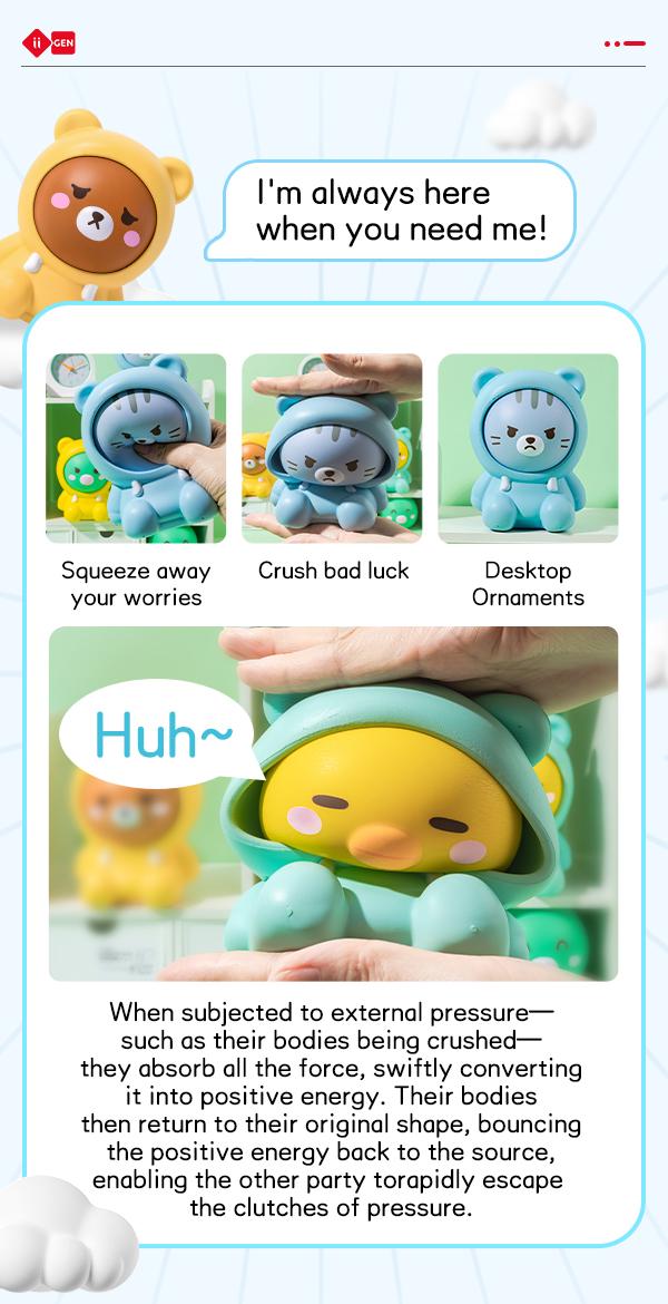 Gone Your Stress! iiGEN Emotional SQUISHY DOLLS - Rotating & Changeable Faces for Anxiety Relief & Comfort! Perfect for Home, Car, Office Desk .Choose Your Favorite Character from 4 Styles! Gone Your Stress! iiGEN Emotional SQUISHY DOLLS - Rotating & Changeable Faces for Anxiety Relief & Comfort! Perfect for Home, Car, Office Desk .Choose Your Favorite Character from 4 Styles!
