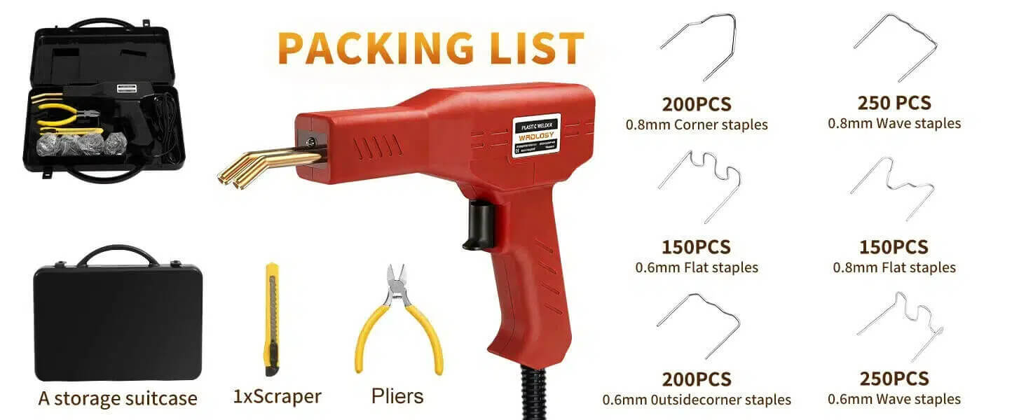 1200 piece plastic welding staple kit