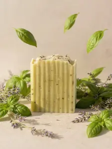 Thera Serenity – The Lavender & Basil Harmony Soap (4.5 oz / 127.6 g)