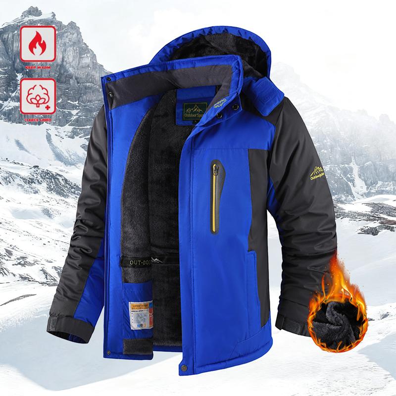 Men's Winter Outdoor Fleece Lined Hoodie - Thick Warm Jacket; Perfect for Outdoor Hiking, Jogging, Fishing, Gym Workouts or Casual Daily Wear; Fleece Lining Provides Windproof Structure; A Must-Have Versatile Piece in Men's Wardrobe Men's Winter Outdoor Fleece Lined Hoodie - Thick Warm Jacket; Perfect for Outdoor Hiking, Jogging, Fishing, Gym Workouts or Casual Daily Wear; Fleece Lining Provides Windproof Structure; A Must-Have Versatile Piece in Men's Wardrobe