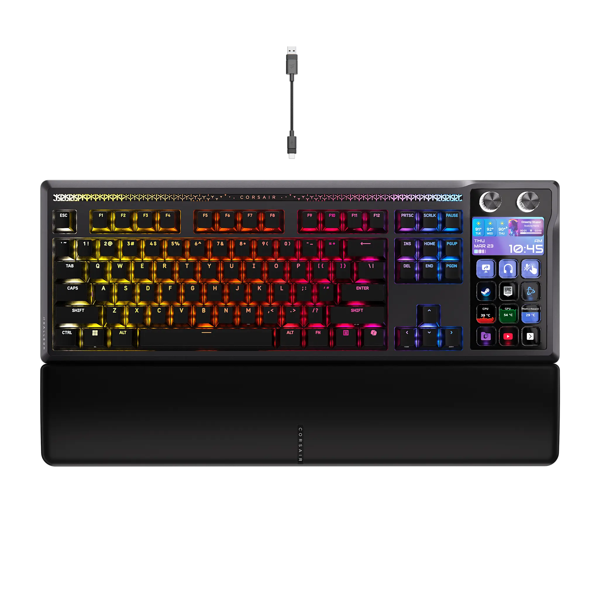 GALLEON 100 SD Stream Deck-Integrated Mechanical Keyboard