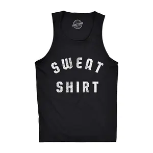 Mens Fitness Tank Sweat Shirt Tanktop Funny Workout Gym Graphic Shirt Funny Workout Shirt for Men with Plus Sizes Funny Fitness Sleeveless Tee Novelty Tank Tops for Guys Black