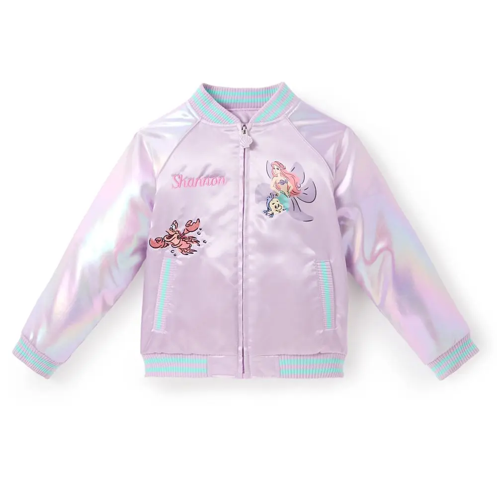 Disney Store Ariel Bomber Jacket for Girls – The Little Mermaid