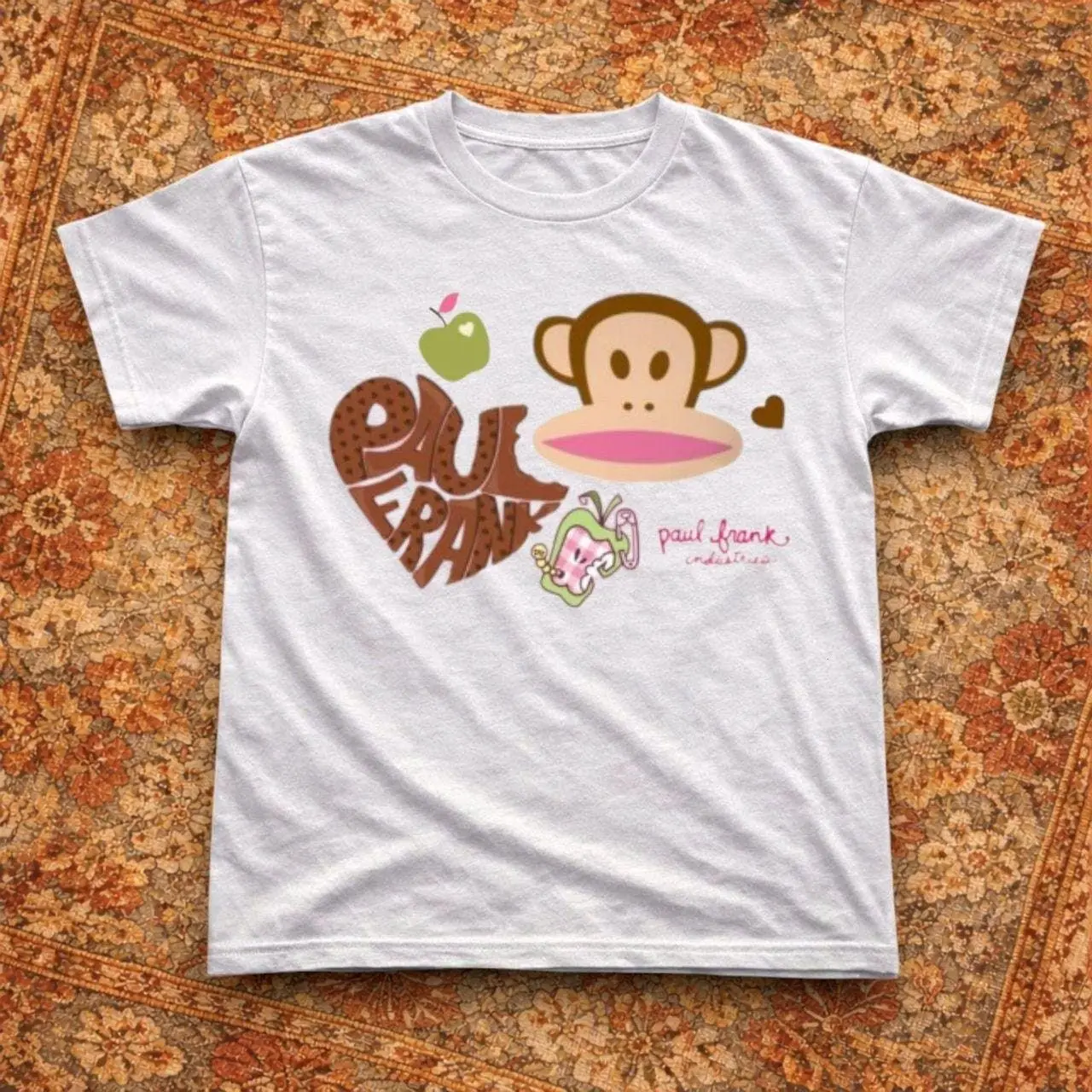 Cartoon Monkey Graphic– Y2K Vintage Cartoon Aesthetic Top