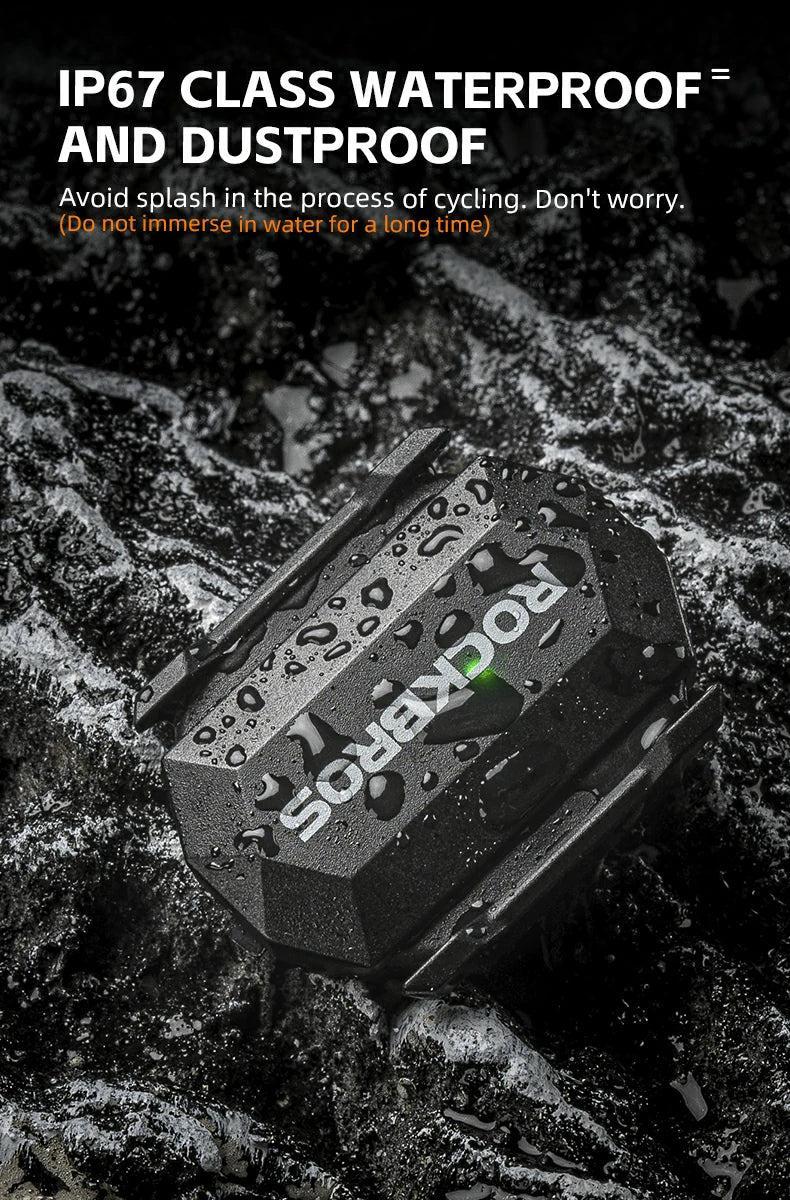 ROCKBROS Bike Computer Wireless Cycling Computers ANT+ Bluetooth Bicycle Computer Mini Speedometer Odometer Waterproof 2.9inch LCD Screen GPS/BDS/Galileo Position System