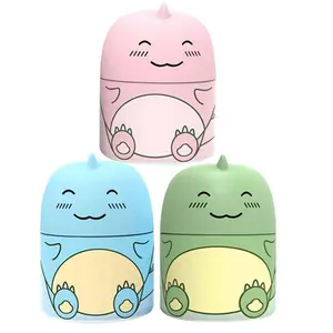 Dino-Shaped Toilet Cleaner Set 3 Bottles Ocean Jasmine Peach Fragrances Strong Home Clean