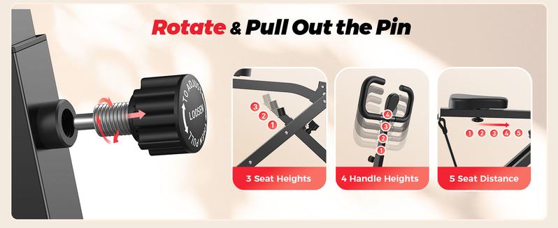 FEIERDUN Squat Machine for Home, 3 Resistance Levels, Glute Trainer & Rowing, Foldable, Easy Setup, 330 LBS Capacity, Full Body Workout, Strength & Balance FEIERDUN Squat Machine for Home, 3 Resistance Levels, Glute Trainer & Rowing, Foldable, Easy Setup, 330 LBS Capacity, Full Body Workout, Strength & Balance