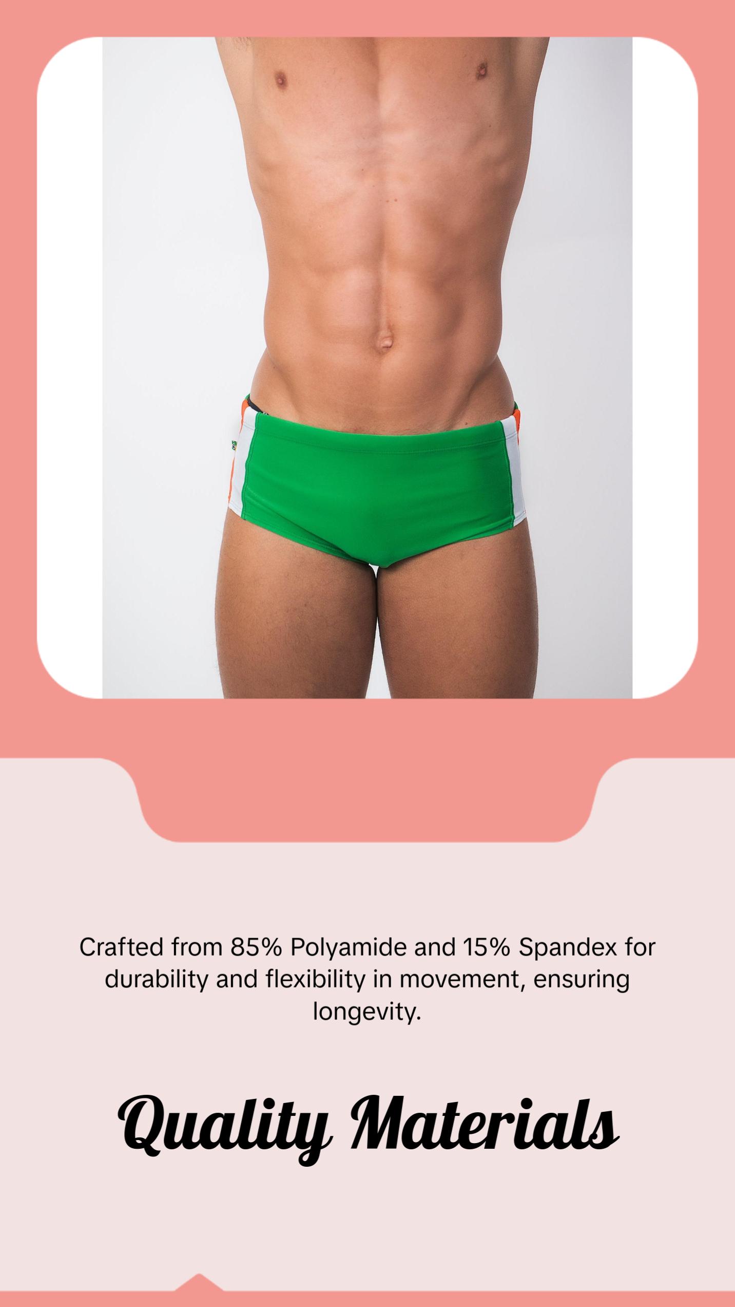Floripa Trio Sunga in Classic & Traditional cut - Designer Swim Shorts
