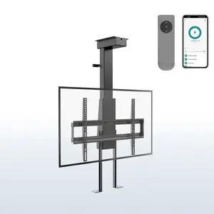 Motorized Drop Down TV Mount with Remote Control -  37” to 65” Screens