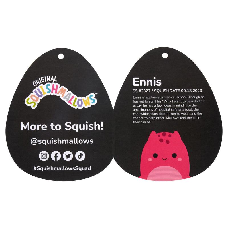 Squishmallows Cryptid Plushie 4-Pack: Rajani, Alvarez, Madsen, and Ennis, 5-Inch Select Series