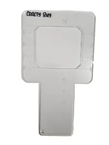 Heavy-Duty Placement Ruler - CLEAR